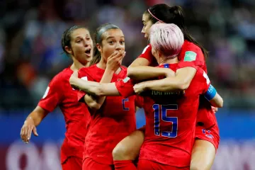 Radost amerických fotbalistek