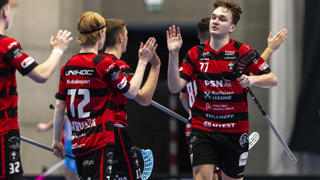 Radost florbalistů Střešovic