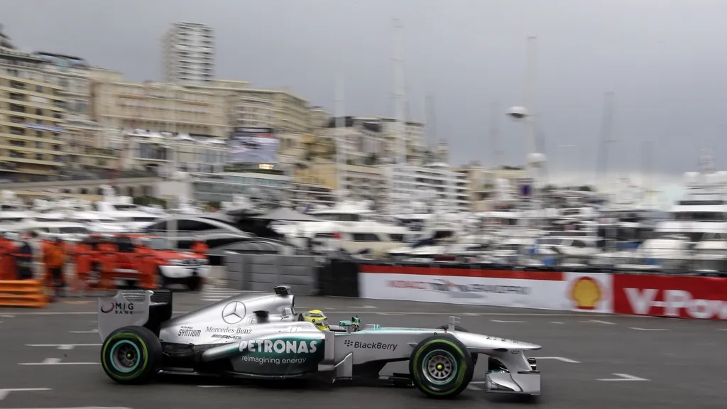 Nico Rosberg v kvalifikaci VC Monaka