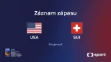 Záznam utkání USA – Švýcarsko