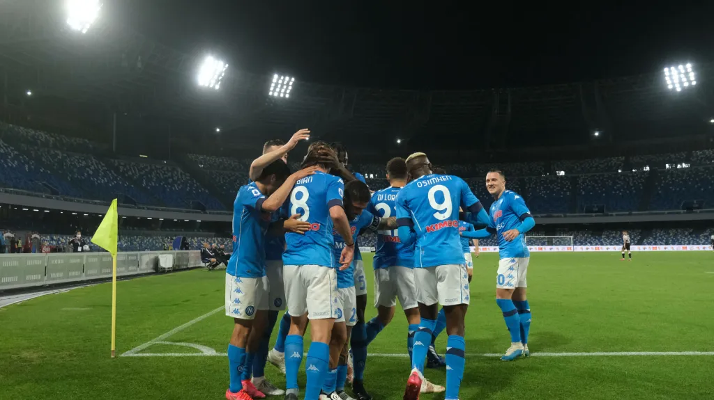 Radost fotbalistů Neapole