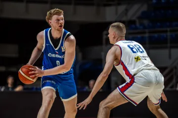 Jakub Nečas v přípravném utkání proti Srbsku