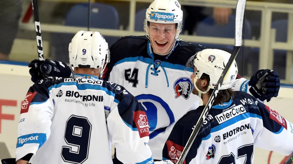 Radost hokejistů Plzně