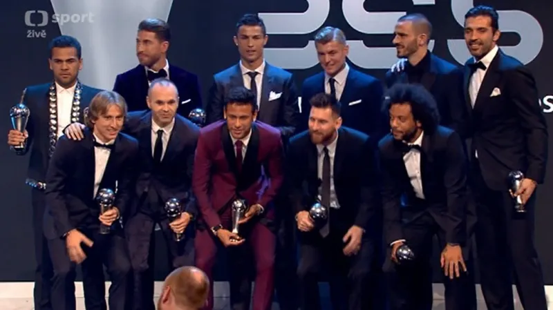 Fotbalová jedenáctka roku 2017