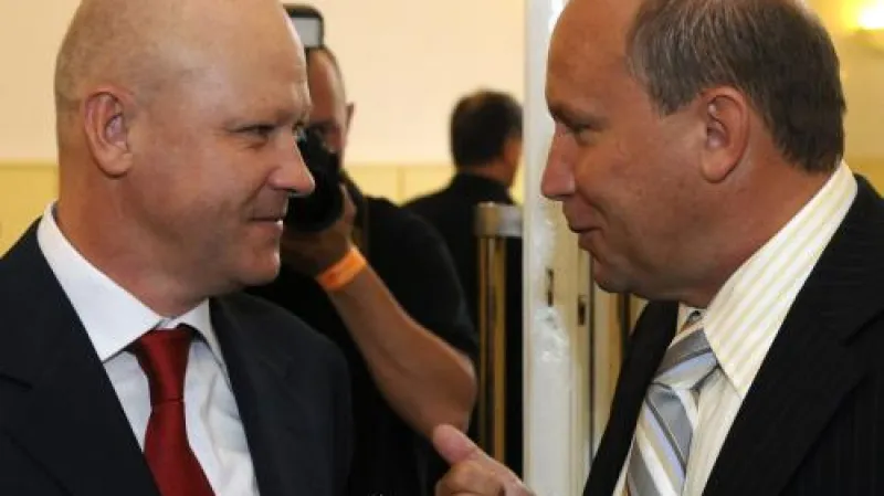 Ivan Hašek a Luděk Vinš