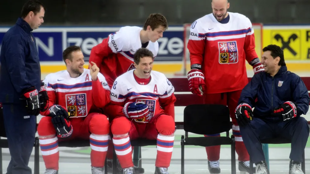 Focení českého týmu