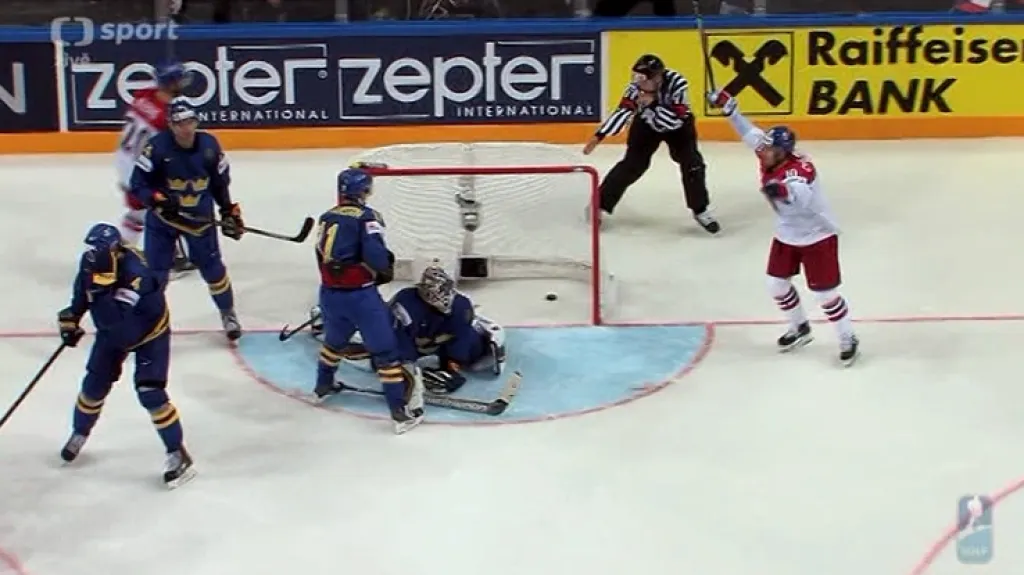 Gól v utkání Česko - Švédsko: Hertl - 2:3 (43. min.)