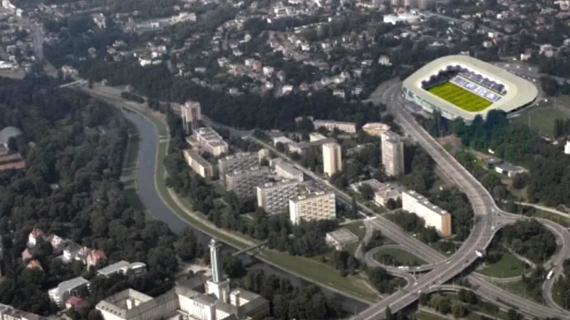 Rekonstruované Bazaly - vize budoucnosti