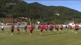 Reprezentace dorazila na soustředění a má za sebou lehký trénink