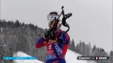 Sestřih stíhacího závodu biatlonistek SP v Hochfilzenu