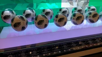 Míče z jednotlivých zápasů MS 2018