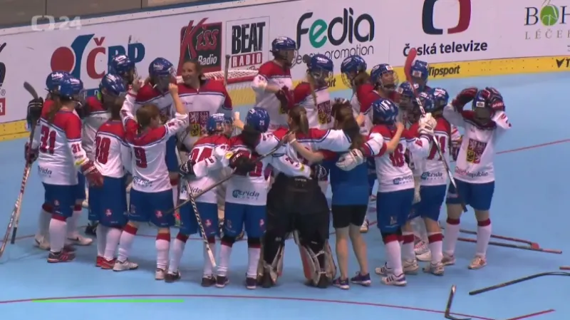 České hokejbalistky porazily USA 3:0