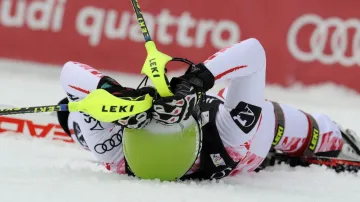 Anna Fenningerová po vítězném závodě