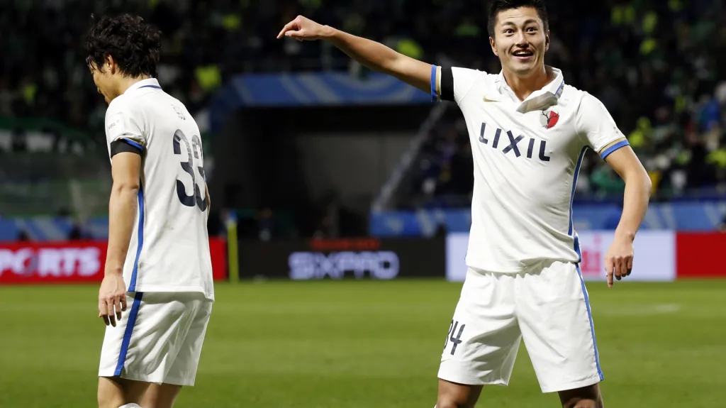 Radost fotbalistů Kašimy