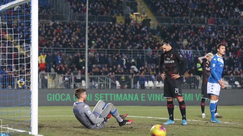 Utkání Brescia - AC Milán