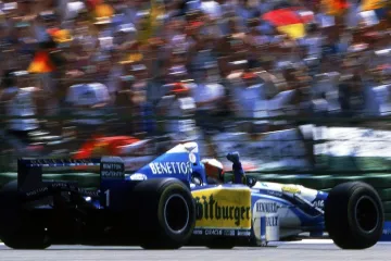 Schumacher slaví titul v roce 1995