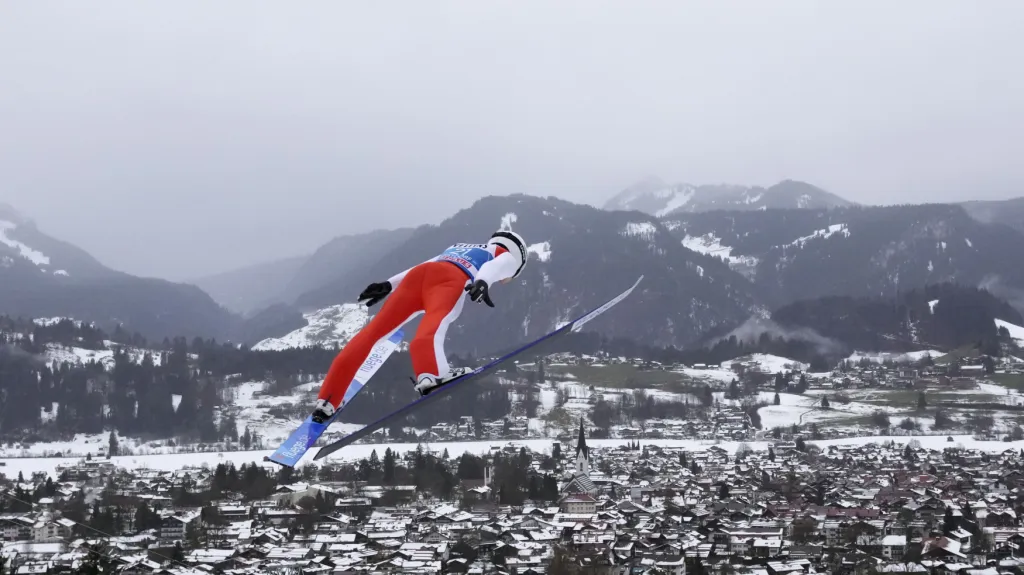 Viktor Polášek na Turné čtyř můstků v Oberstdorfu