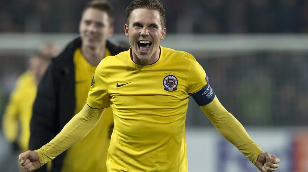 Radující se Bořek Dočkal