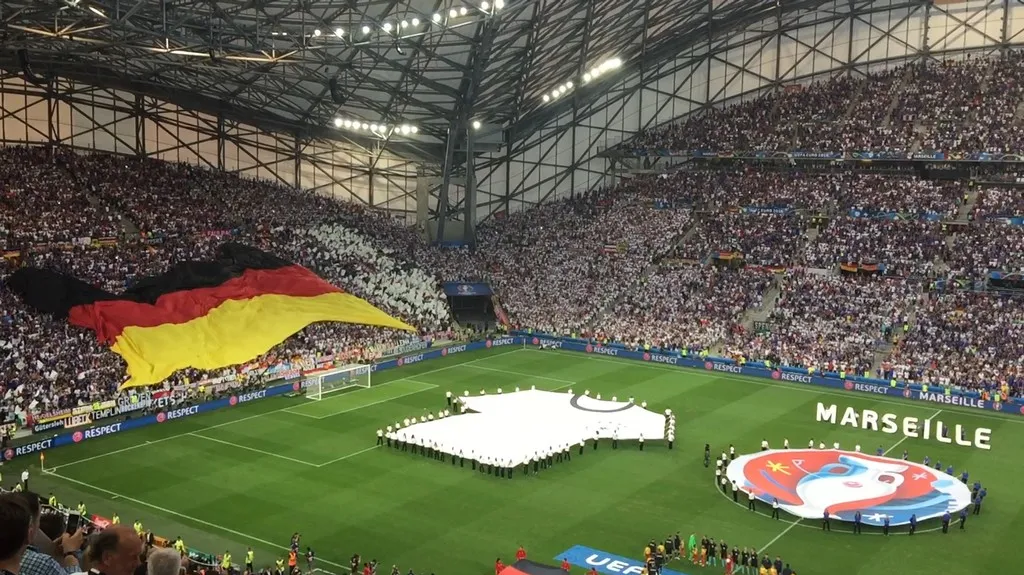 Okamžiky před utkáním Německo - Francie