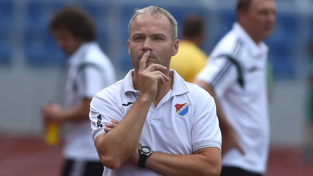 Trenér Baníku Radomír Korytář