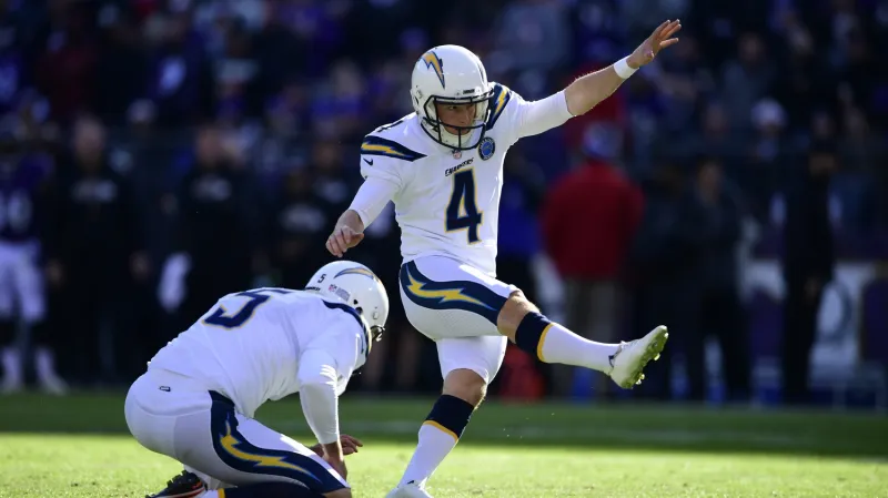 Kicker Chargers Mike Badgley