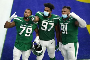 Radost hráčů New York Jets