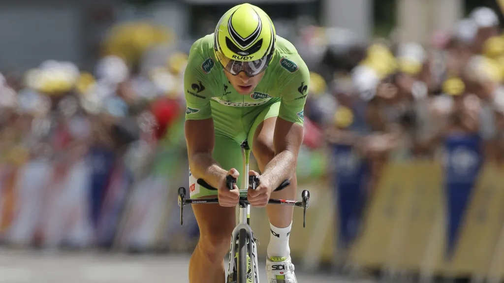 Peter Sagan v zeleném trikotu
