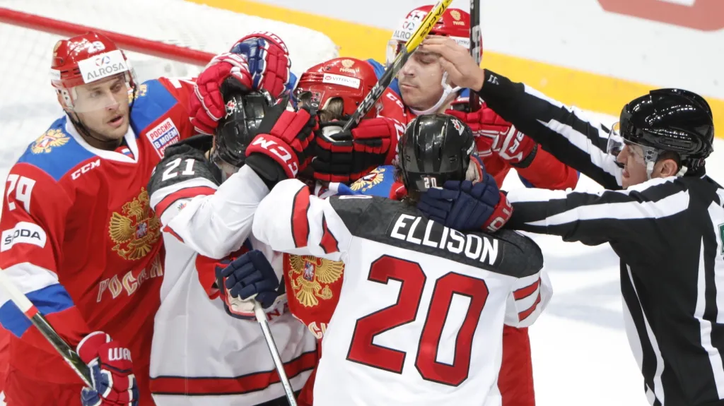 Utkání Rusko - Kanada