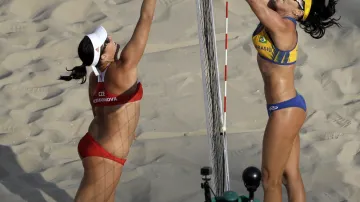Souboj Barbory Hermannnové s Brazilkou Barbarou ve vzájemném zápase na OH v Riu