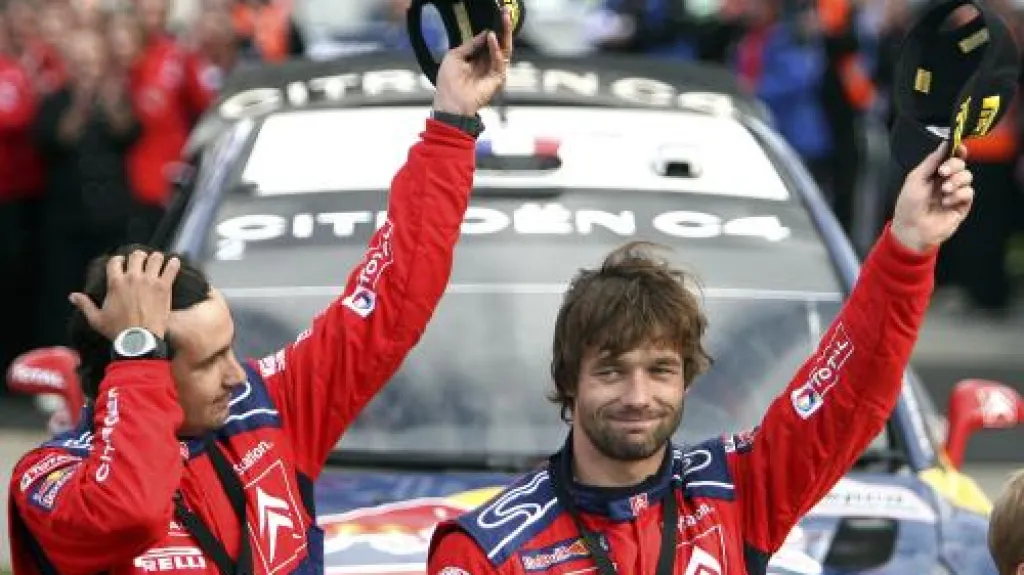 Sebastian Loeb a jeho navigátor Daniel Elena