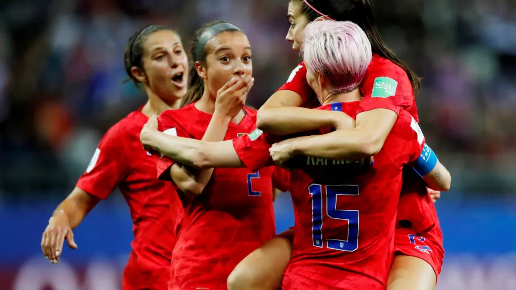 Radost amerických fotbalistek