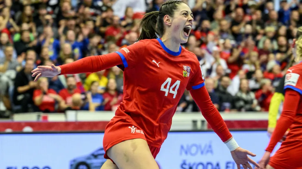 Česká házenkářka Dominika Zachová