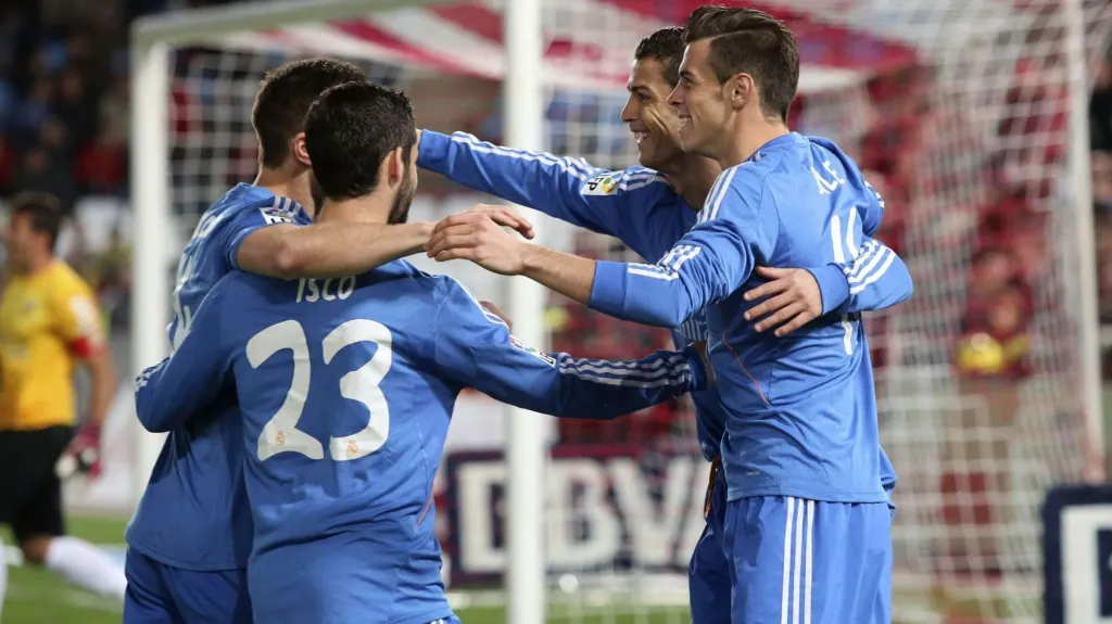 Slavící hráči Realu Madrid