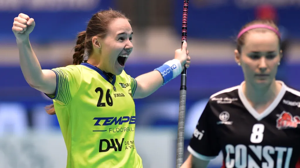 Florbalistka Vítkovic Barbora Husková