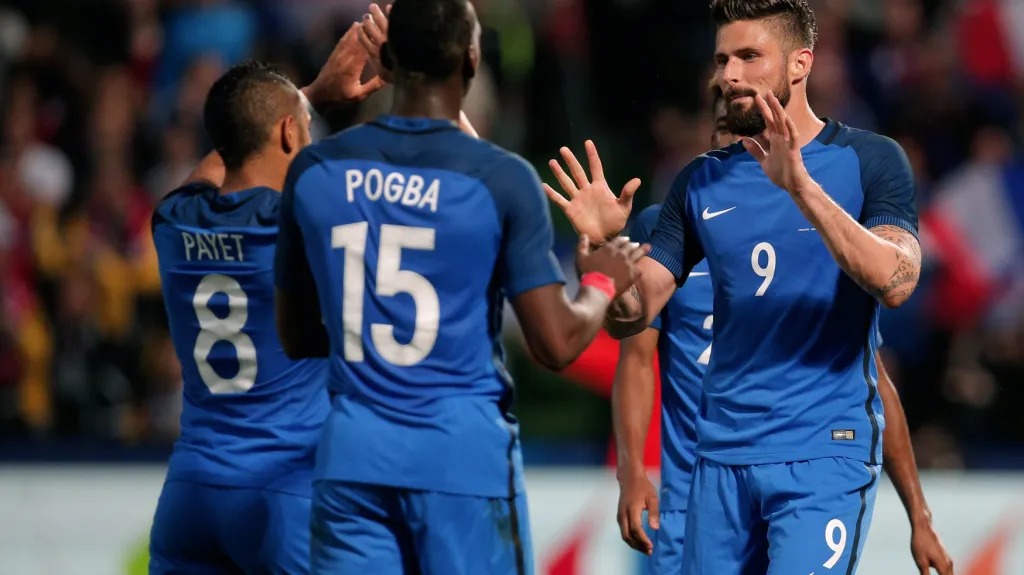 Radost fotbalistů Francie