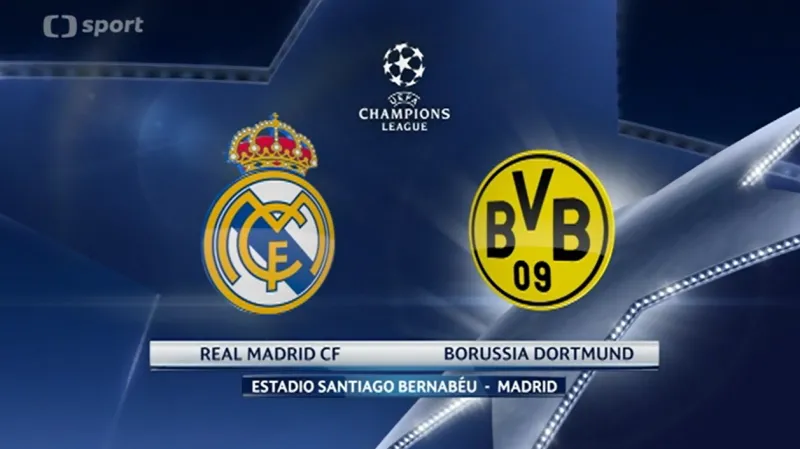 Sestřih utkání Real Madrid - Borussia Dortmund