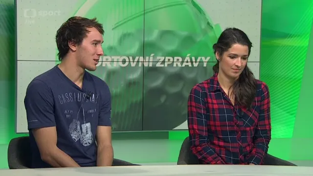 Hosté Sportovních zpráv: Natálie Dianová a Jan Kuf