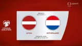 Sestřih utkání Lotyšsko - Nizozemsko