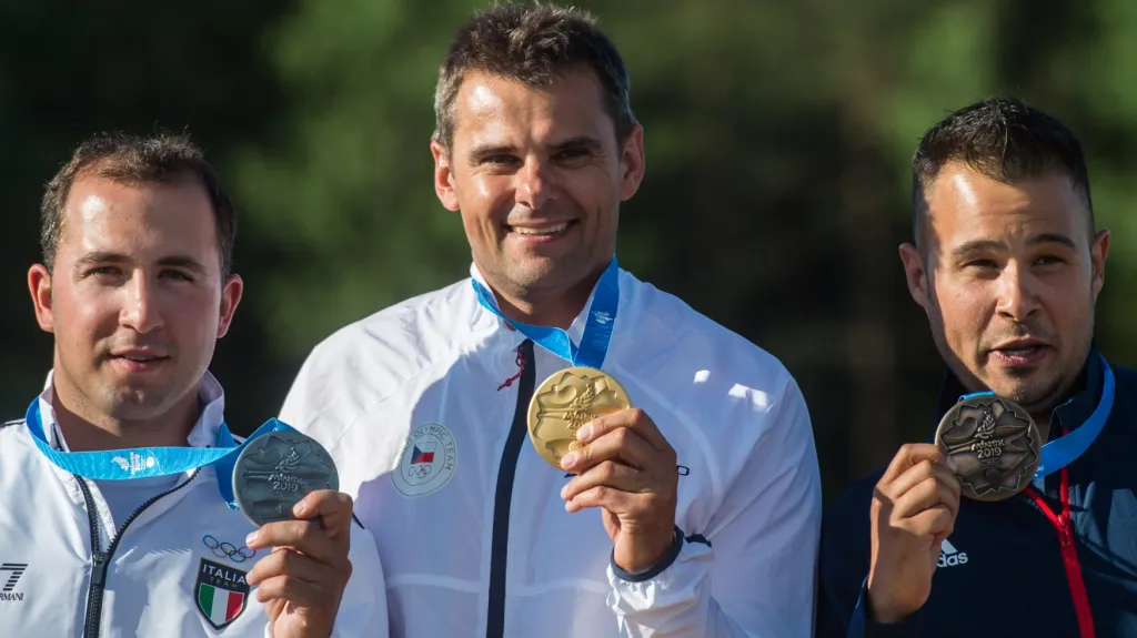 David Kostelecký se zlatou medailí na Evropských hrách