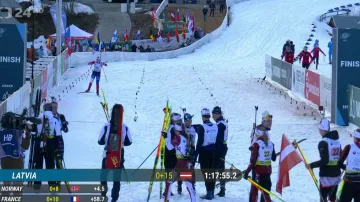 Biatlonová štafeta byla na MSJ blízko medaili