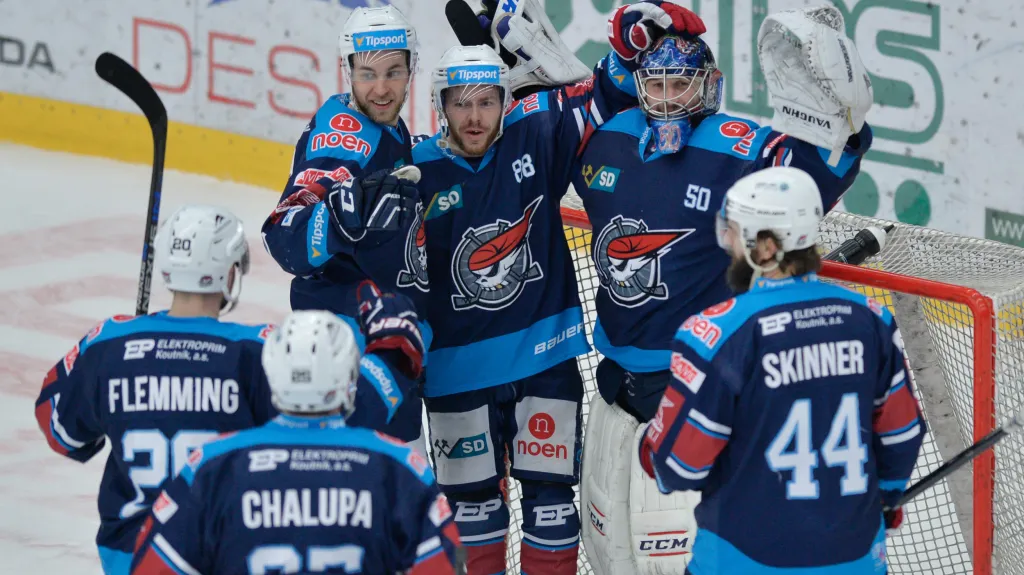 Slavící hokejisté Chomutova