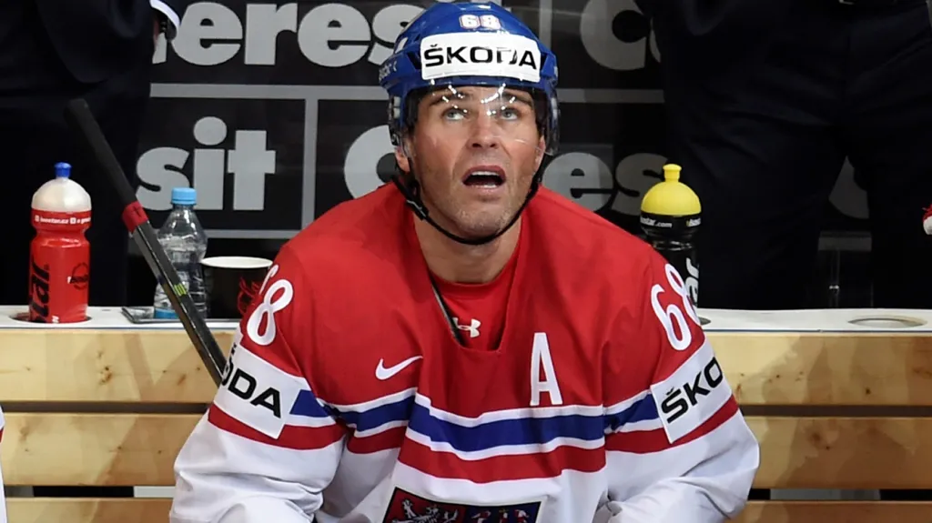 Jaromír Jágr v reprezentačním dresu