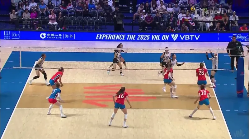 Závěr utkání Česko – Thajsko