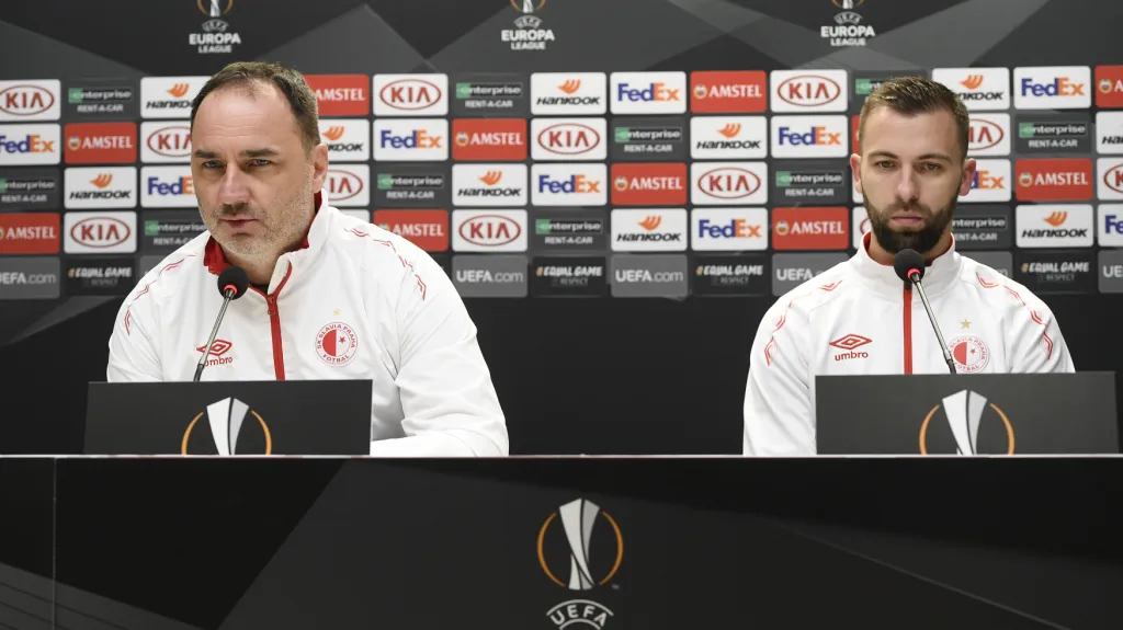 Tisková konference před duelem s Petrohradem