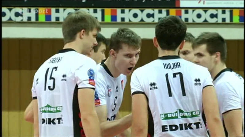 Sestřih volejbalového utkání České Budějovice - Zlín