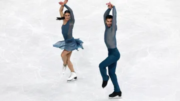 Volný tanec zlatého páru Fournierová Beaudryová a Cizeron