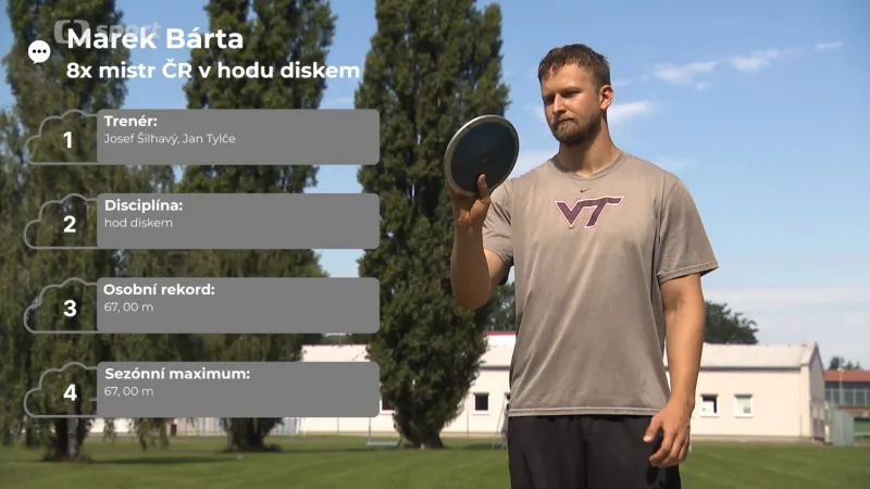 Profil diskaře Marka Bárty