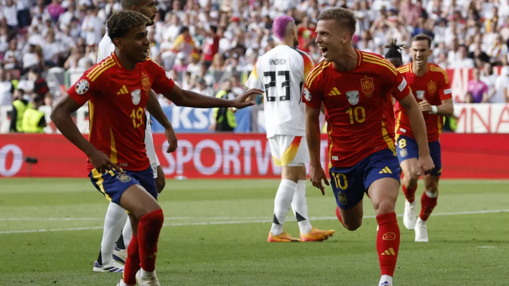 Radost španělských fotbalistů