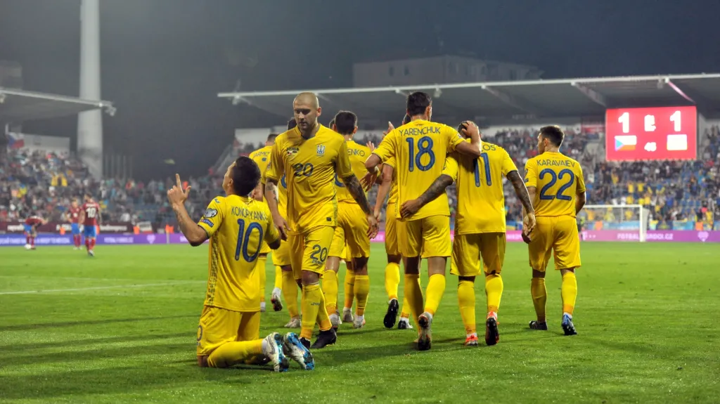 Fotbalisté Ukrajiny