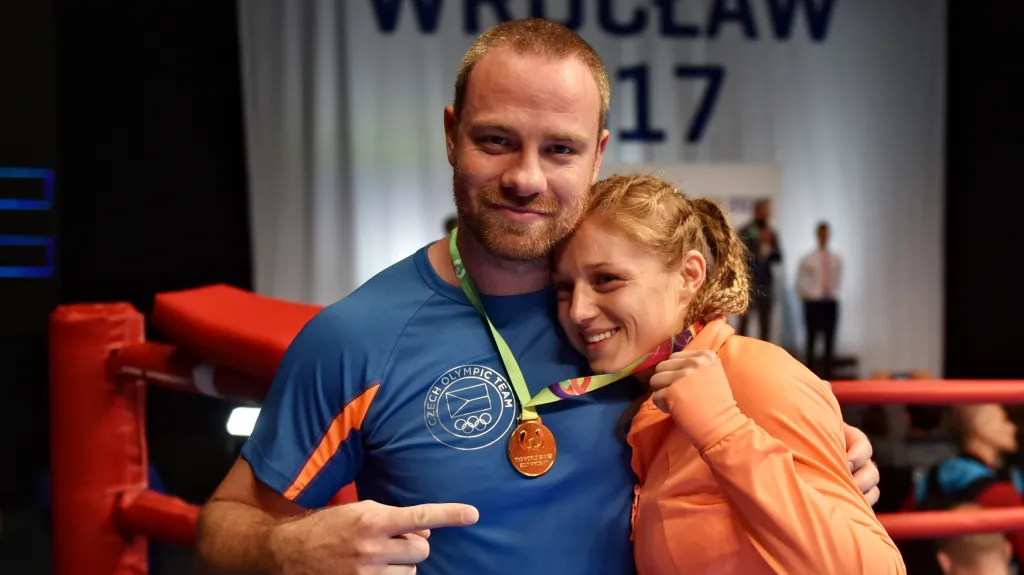 Sandra Mašková s Aloisem Škeříkem